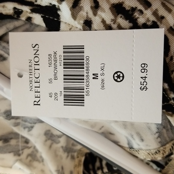 💥LAST CHANCE💥 NWT NORTHERN REFLECTIONS Midi Dress Size Medium - Picture 6 of 6